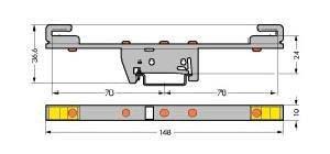 WAGO 790-310 Verzamelrailhouder 10 stuk(s)
