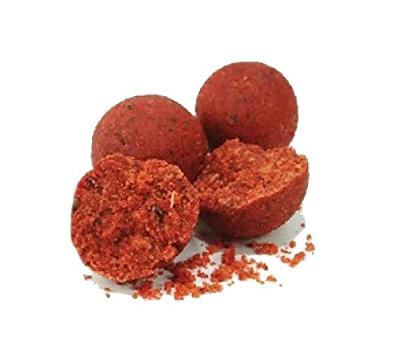 Dynamite Baits Spicy Shrimp & Prawn Boilies 15mm 1Kg