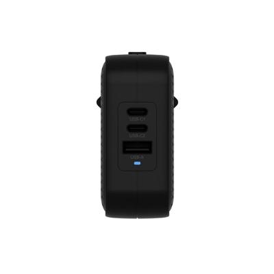Hyper HyperJuice 3-port GaN travel oplader (70W) - Black - thumbnail