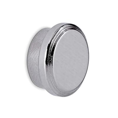 MAUL neodymium schijfmagneet, 16 mm, trekkracht 5 kg, voor glas- en whitebord, zilver, blister van 1 stuk MAUL neodymium schijfmagneet, 16 mm, trekkracht 5 kg, voor glas- en whitebord, zilver, blister van 1 stuk