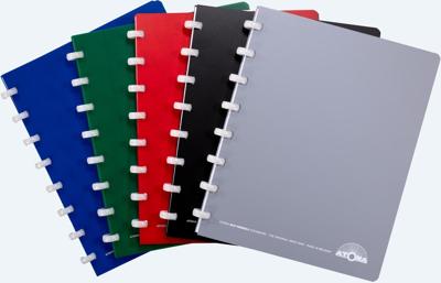 Atoma Eco schrift, ft A5, 144 bladzijden, gelijnd, geassorteerde kleuren Atoma Eco schrift, ft A5, 144 bladzijden, gelijnd, geassorteerde kleuren