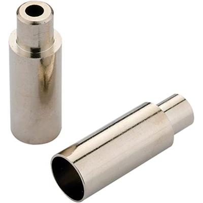 JAGWIRE End caps open - 5mm brake (4mm road cable stops) - brass (100pcs) - chrome