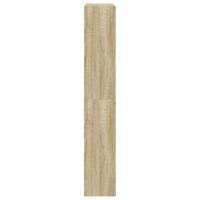 Schoenenkast 80x21x125,5 cm bewerkt hout sonoma eikenkleurig - thumbnail
