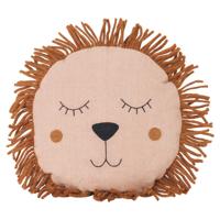 Ferm Living Safari Kussen Leeuw - Roze - thumbnail