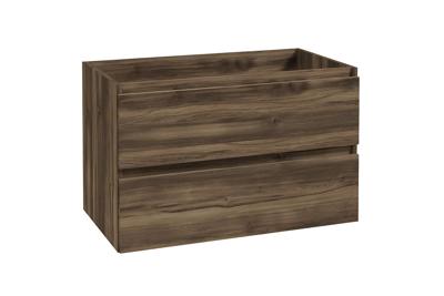 Onderkast Wiesbaden Alvara 80x46 cm 2 Laden 1 Uitsparing Donker Eiken