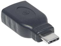 Manhattan USB 3.2 Gen 1 (USB 3.0) Adapter [1x USB 3.2 Gen 2 stekker C (USB 3.1) - 1x USB 3.2 Gen 2 bus A (USB 3.1)] Adapter USB-C Stecker auf USB A Buchse USB - thumbnail