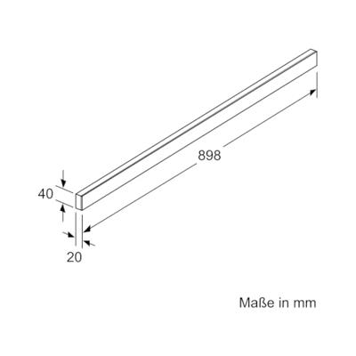 Bosch DSZ4986 Afzuigkap accessoire Zwart