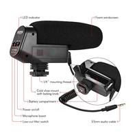 Boya BY-VM600 condensatormicrofoon voor DSLR-camera's, zwart - thumbnail