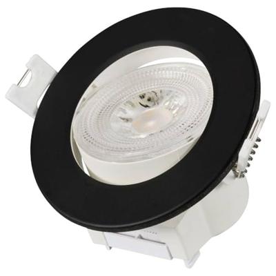 Sygonix SY-6418010 LED-inbouwlamp Set van 3 stuks LED LED 5.5 W Zwart Sygonix SY-6418010 LED-inbouwlamp Set van 3 stuks LED LED 5.5 W Zwart