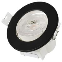 Sygonix SY-6418010 LED-inbouwlamp Set van 3 stuks LED LED 5.5 W Zwart - thumbnail