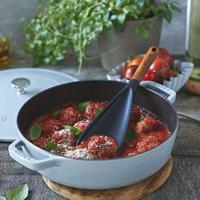 Keukenlepel 30cm zwart - thumbnail