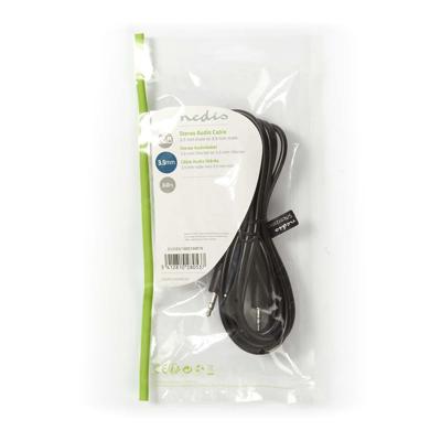 Nedis CAGP22000BK30 Stereo-audiokabel 3,5 Mm Male - 3,5 Mm Male 3,0 M Zwart Nedis CAGP22000BK30 Stereo-audiokabel 3,5 Mm Male - 3,5 Mm Male 3,0 M Zwart