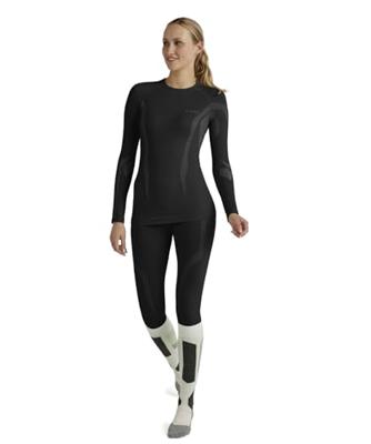 Falke LS Wool-Tech Shirt Dames Black XS