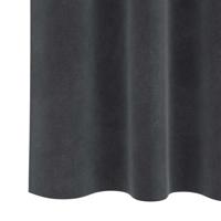 VidaXL Verduisterende gordijnen 2 pcs lichtgrijs 140 x 175 cm fluweel - thumbnail