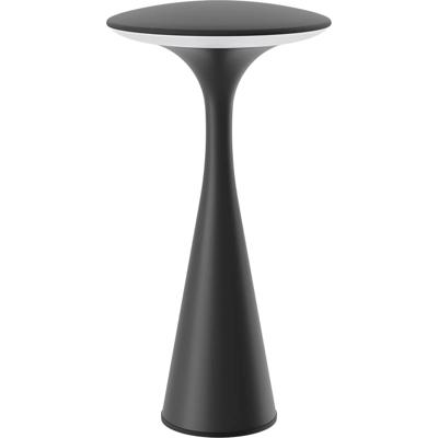 LED Tafellamp Draadloos Oplaadbaar - Brinton Avior - Aanpasbare Lichtkleur 3000K-4000K-6500K - Spatwaterdicht IP44 - USB-C - Zwart