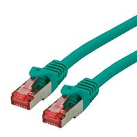 ROLINE patchkabel Cat.6 S/FTP (PiMF), componentniveau, LSOH, groen, 0,3 m - thumbnail