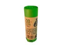 Eco Green Living Composteerbare afvalzakken 30 liter - 18 stuks - thumbnail
