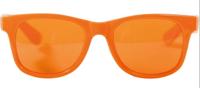 Oranje Blues Brothers Bril - thumbnail