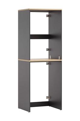 Schildmeyer Wasmachinekast Solea (2-delige set, Antraciet)