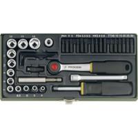 Proxxon Industrial 23070 Dopsleutel-bitinzetset Metrisch 1/4 (6.3 mm) 39-delig - thumbnail