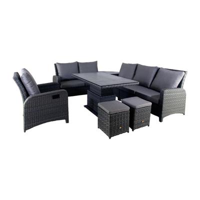 Loungeset Allentown Midnight Grey Oosterik Home - Oosterik home Loungeset Allentown Midnight Grey Oosterik Home - Oosterik home