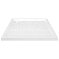 VidaXL Douchebak met noppen 80x80x4 cm abs wit - thumbnail