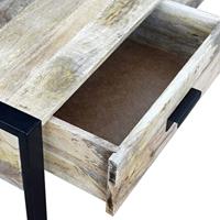Salontafel met 2 lades 100x60x40 cm massief mangohout - thumbnail