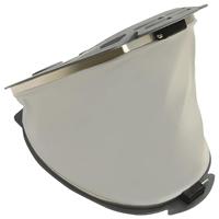 Voetpomp 26x18 cm PP en PE grijs en geel - thumbnail