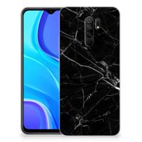 Xiaomi Redmi 9 | TPU | Siliconen hoesje | Marmer Zwart - Origineel Cadeau Vader - thumbnail