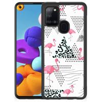 Samsung Galaxy A21s Back Cover Flamingo Triangle - thumbnail