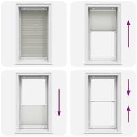 Pliss rolgordijn 80x100 cm stofbreedte 79,4 cm polyester - thumbnail