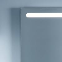 Spiegel Duravit No.1 Met Horizontale LED Verlichting 45x3.5x70 cm Mat Wit Duravit - thumbnail