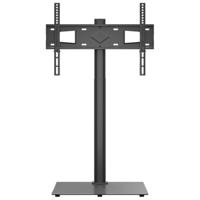 VidaXL Tv-standaard hoekmodel 1-laags voor 32-65 inch zwart - thumbnail