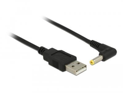 Delock Computer, Laptop Aansluitkabel [1x Holle DC-stekker - 1x USB-A-stekker] 1.5 m Zwart