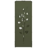 Brandhoutrek 40x30x80 cm koudgewalst staal olijfgroen - thumbnail