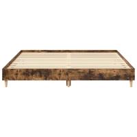 Bedframe zonder matras hout gerookt eikenkleurig 180x200 cm - thumbnail