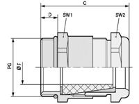 LAPP 52002600 Wartel Messing Messing 25 stuk(s) - thumbnail
