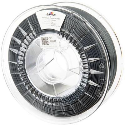 Spectrum Filaments 80690 PLA Premium Filament PLA kunststof Hoge treksterkte 1.75 mm 1000 g Anthracite Grey 1 stuk(s)