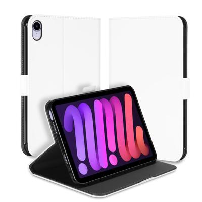 Bookcase Apple iPad Mini 6 (2021) Hoesje Wit met Standaardfunctie Bookcase Apple iPad Mini 6 (2021) Hoesje Wit met Standaardfunctie