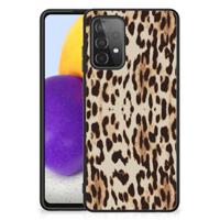 Samsung Galaxy A72 (5G/4G) Dierenprint Telefoonhoesje Leopard - thumbnail