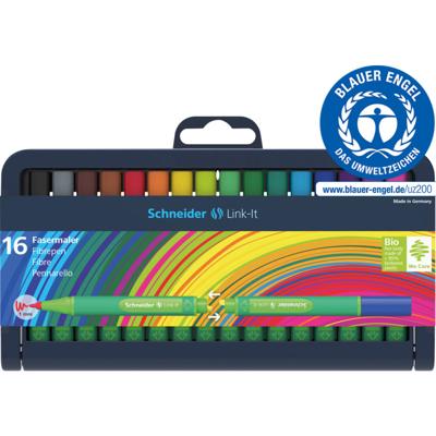 Schneider S-192092 Viltstift Link-It 1,0mm Assorti 16 Stuks