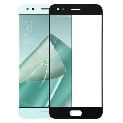 Voorkant scherm buitenste glazen lens voor ASUS ZenFone 4 ZE554KL/Z01KD (zwart)