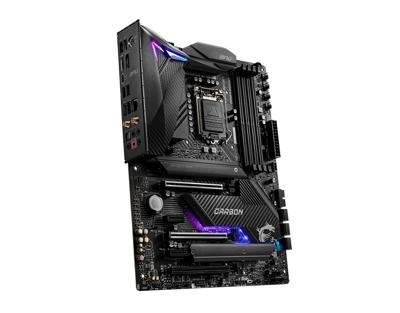 MPG Z490 GAMING CARBON WIFI - Moederbord - ATX - LGA1200-socket - Z490 - USB-C Gen2, USB 3.2 Gen 1, USB 3.2 Gen 2, USB-C Gen 2x2 - 2.5 Gigabit LAN, Wi-Fi, Bluetooth MPG Z490 GAMING CARBON WIFI - Moederbord - ATX - LGA1200-socket - Z490 - USB-C Gen2, USB 3.2 Gen 1, USB 3.2 Gen 2, USB-C Gen 2x2 - 2.5 Gigabit LAN, Wi-Fi, Bluetooth