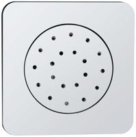 inbouw verstelbare zijdouche vierkant 135x135 ABS chr - thumbnail