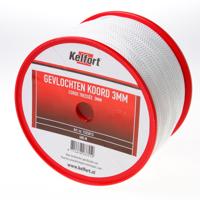 Nylonkoord wit gevl. 3mm - thumbnail