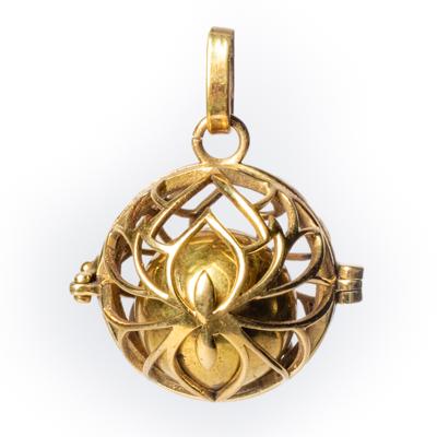 Lotus Bola Zwangerschapshanger Goudkleur (2,5 cm) Lotus Bola Zwangerschapshanger Goudkleur (2,5 cm)