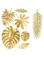 Tropische Decoratie Bladeren Goud - thumbnail