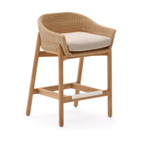 Kave Home Galea barkruk H65 Rotan - thumbnail