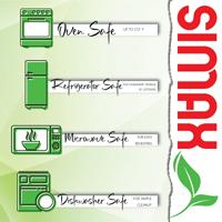 Simax 21 001 006 Kom met deksel rond 3,5 L - thumbnail