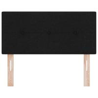 LED-hoofdbord met LED -striplichten Zwart 90 cm Stof - thumbnail